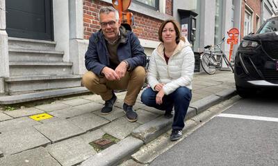 Zeger Debyser en Debby Appermans vragen stoepenplan voor Leuven